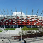 Stadion Narodowy w Warszawie, na którym Reprezentacja Polski pokonała Islandię 4 do 2.