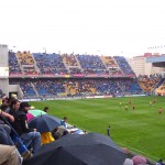 Stadion Cadizu na którym rozegrany został meczu Cadiz - Real Madryt z nieuprawionym do gry Dienisem Czeryszewem